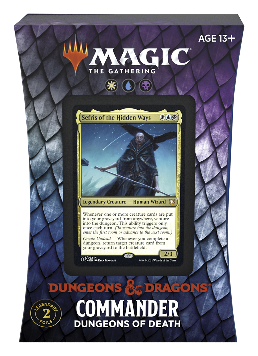 Wizards of the Coast Magic The Gathering - Adventures in the Forgotten Realms Commander Deck Varianta: D&D Commander Sefris White/Blue/Black