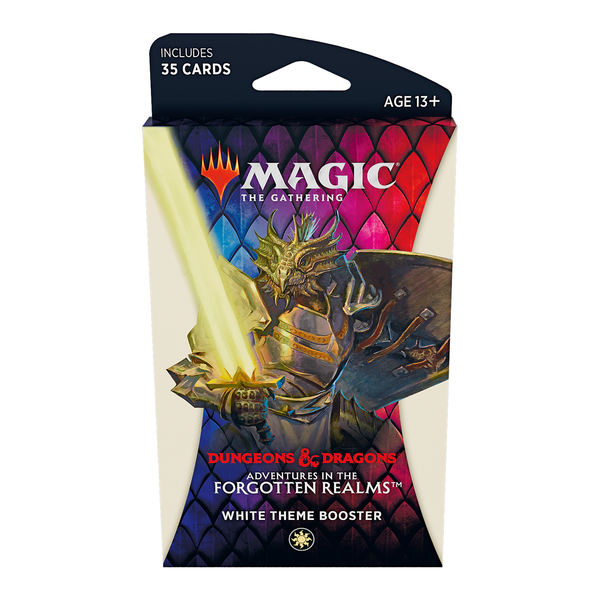Wizards of the Coast Magic The Gathering - Adventures in the Forgotten Realms Theme Booster Varianta: White Theme Booster