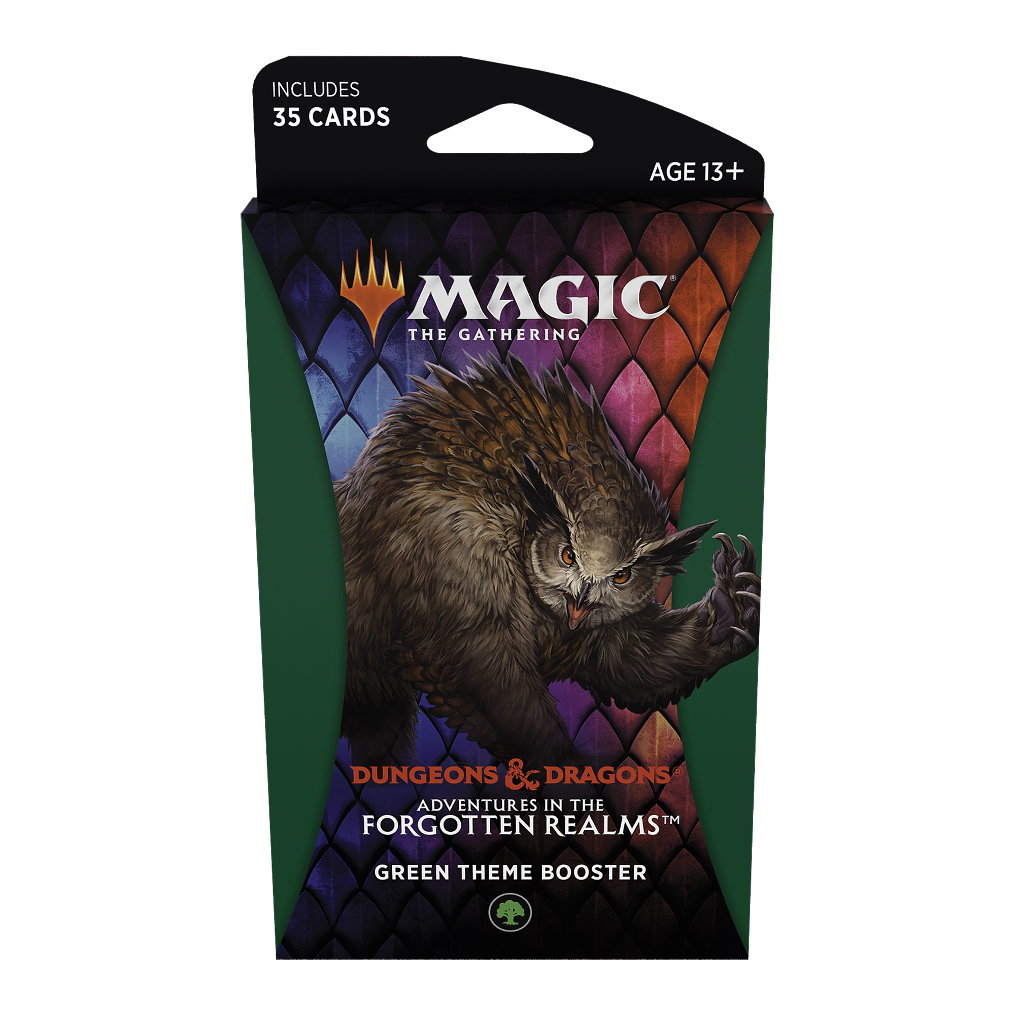Wizards of the Coast Magic The Gathering - Adventures in the Forgotten Realms Theme Booster Varianta: Green Theme Booster
