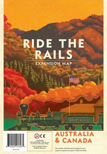 Levně Capstone Games Ride the Rails: Australia & Canada