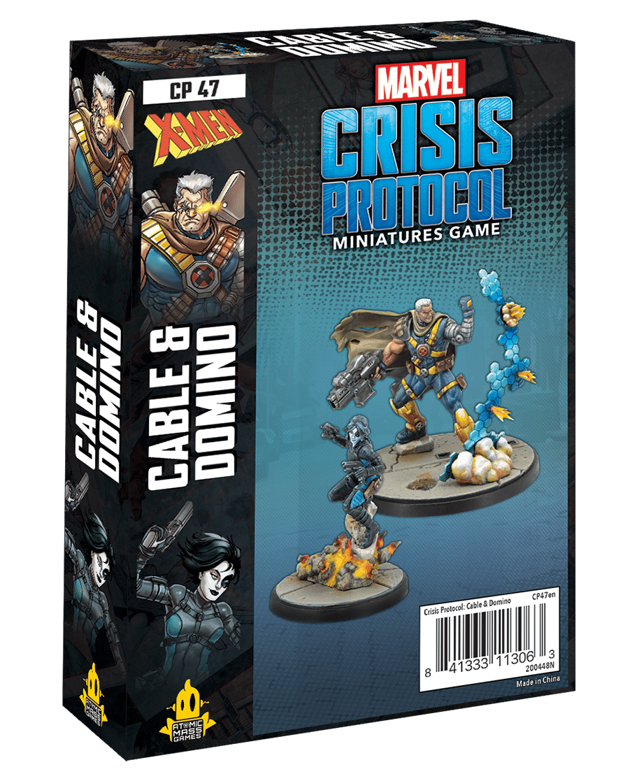 Atomic Mass Games Marvel Crisis Protocol: Cable & Domino