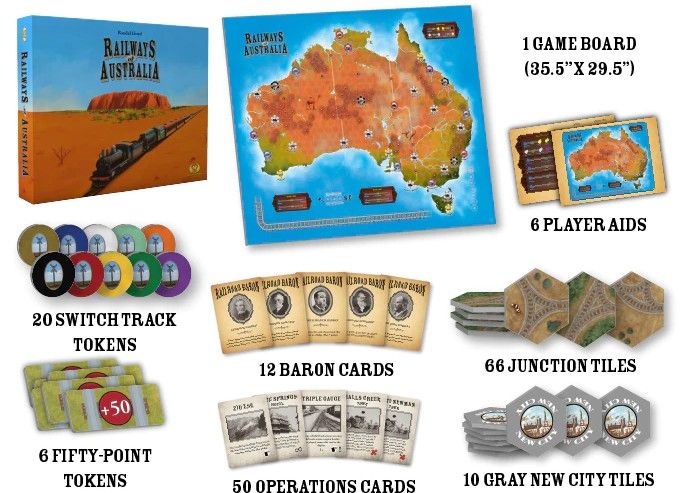 Eagle-Gryphon Games Railways of Australia Obrázek