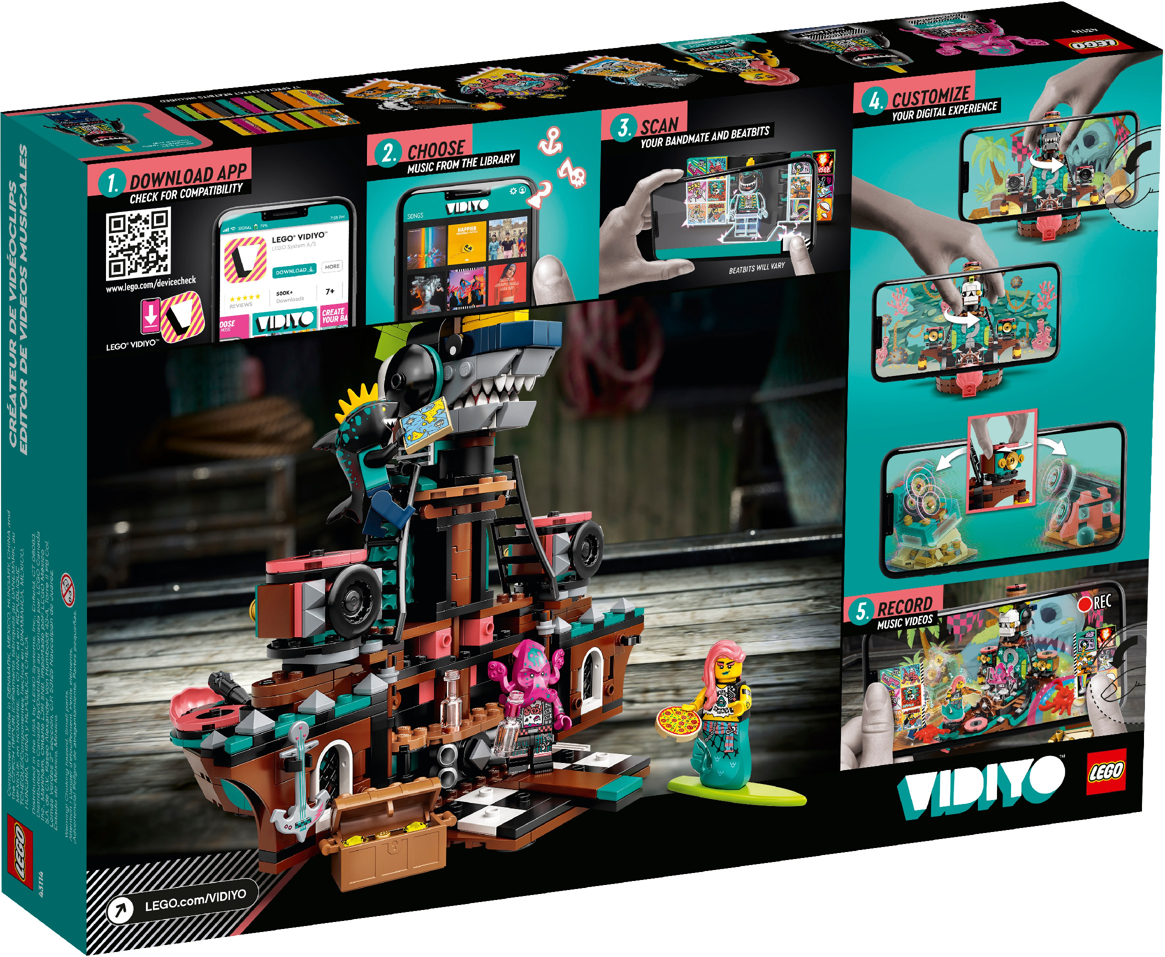 LEGO Punk Pirate Ship 43114 Obrázek