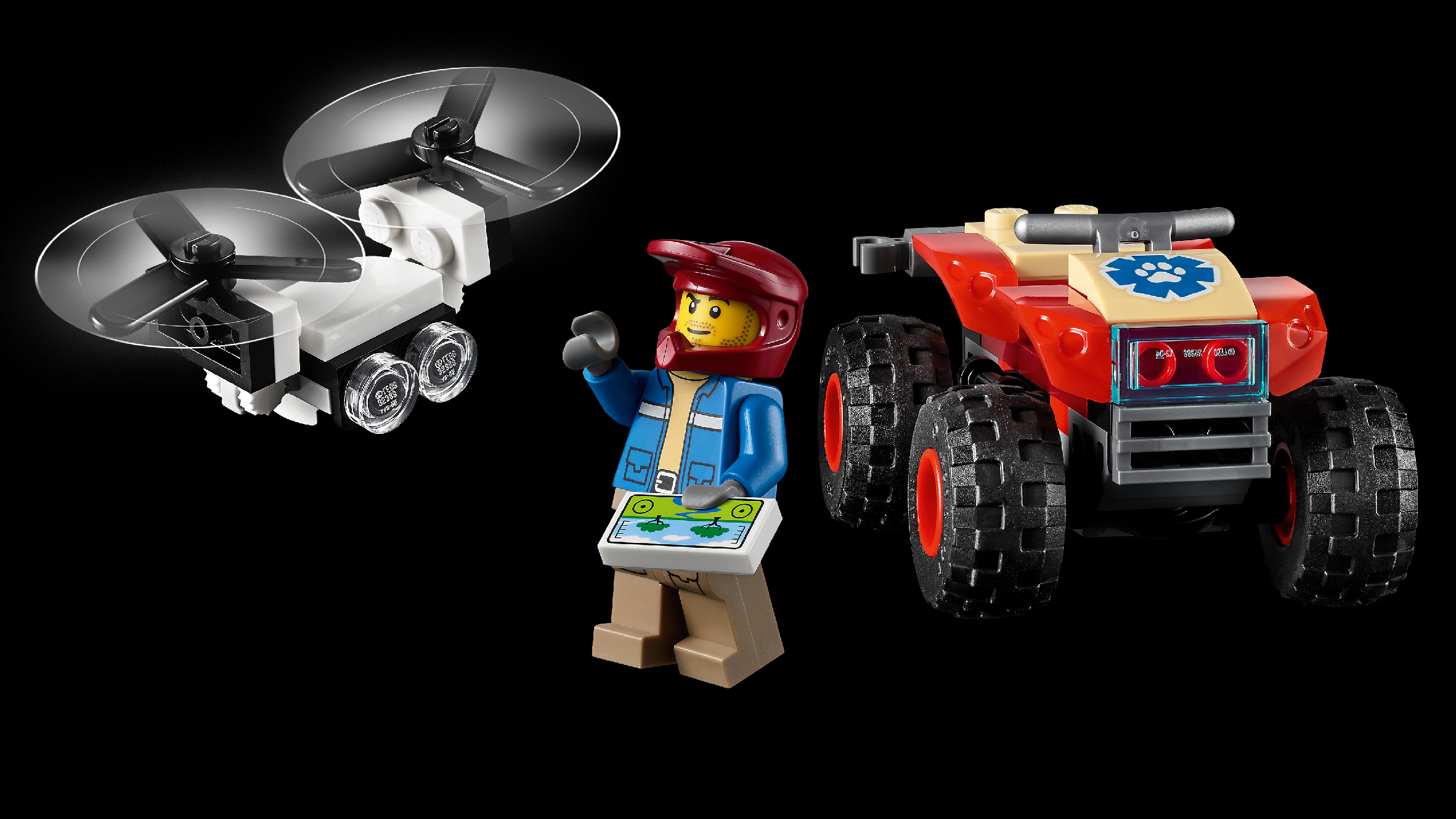 LEGO Záchranářská čtyřkolka do divočiny 60300 Obrázek