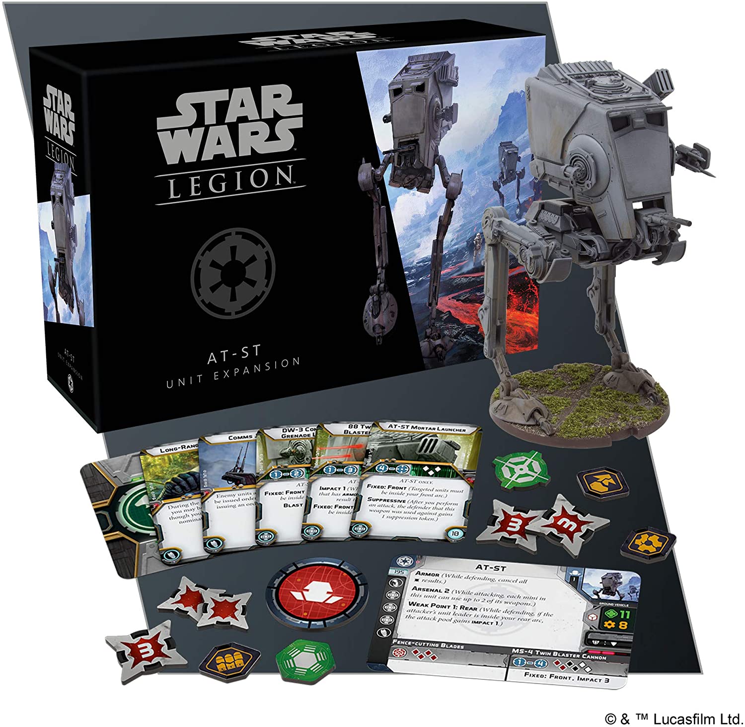Fantasy Flight Games Star Wars: Legion - AT-ST Expansion Obrázek