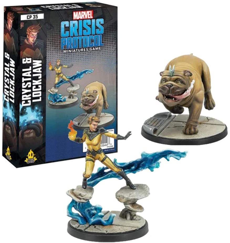 Atomic Mass Games Marvel Crisis Protocol: Crystal & Lockjaw