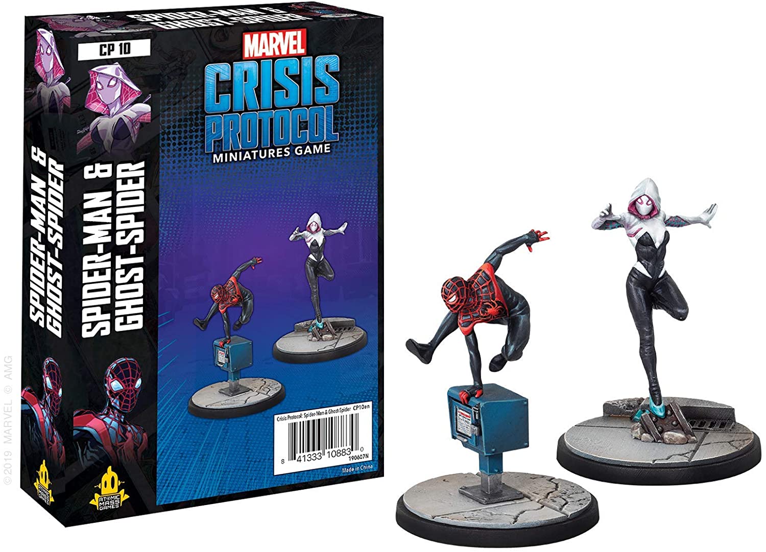 Atomic Mass Games Marvel Crisis Protocol: Ghost-Spider and Spider-Man Obrázek