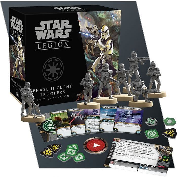 Fantasy Flight Games Star Wars Legion - Phase II Clone Troopers Unit Expansion