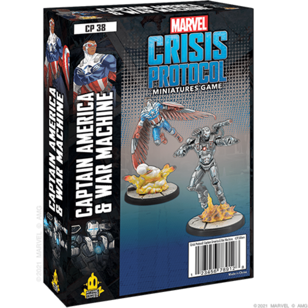 Atomic Mass Games Marvel Crisis Protocol: Captain America & War Machine