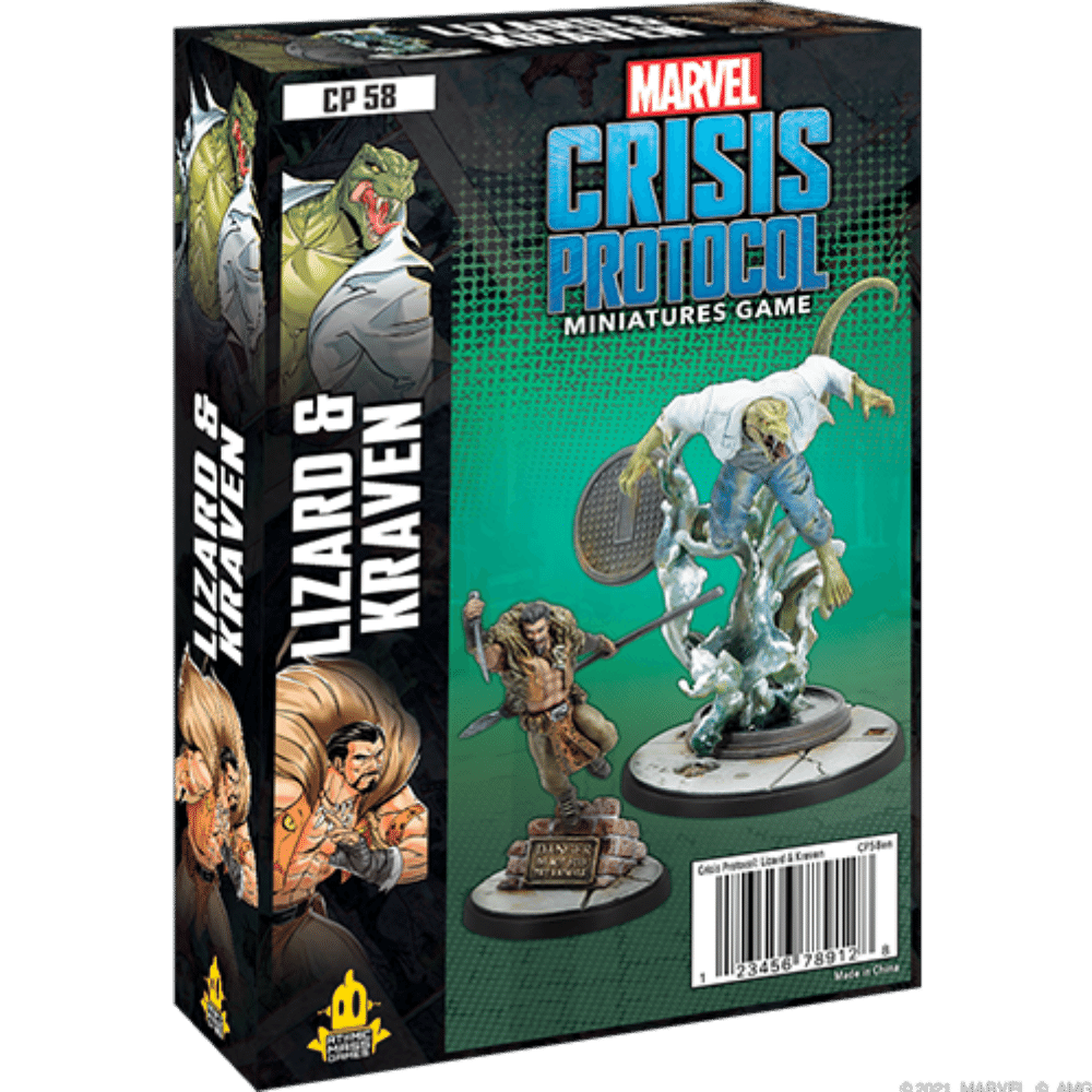 Atomic Mass Games Marvel Crisis Protocol: Lizard & Kraven