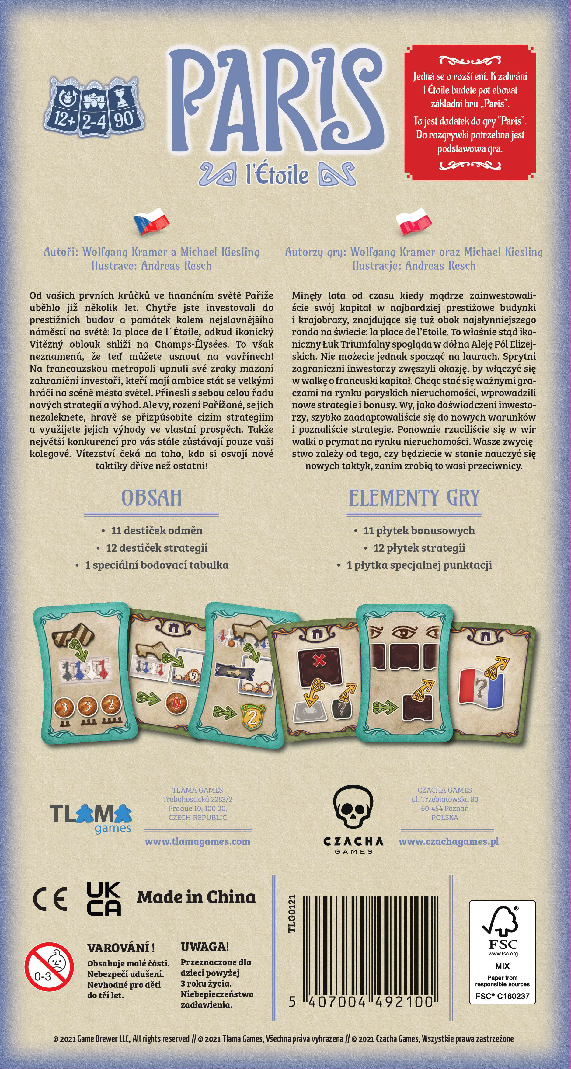 TLAMA games Paris: l'Étoile CZ Obrázek