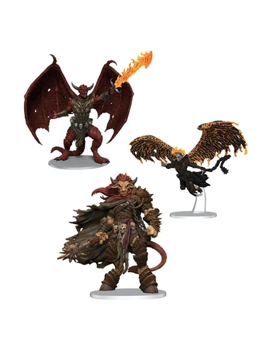 Levně WizKids D&D Icons of the Realms Miniatures: Archdevils - Bael, Bel, and Zariel