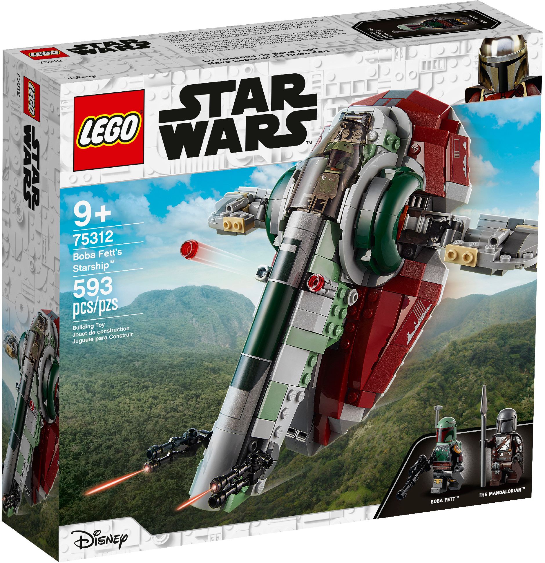 LEGO Boba Fett a jeho kosmická loď 75312