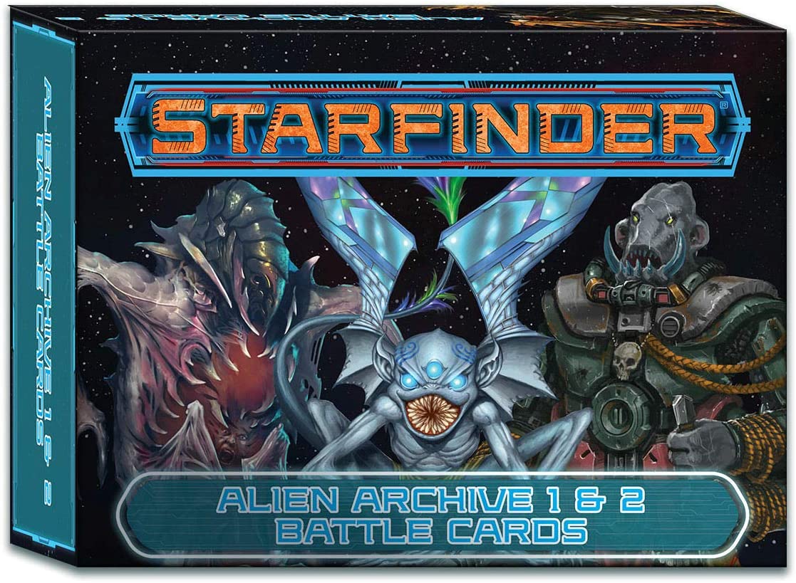 Paizo Publishing Starfinder Alien Archive 1 & 2 Battle Cards