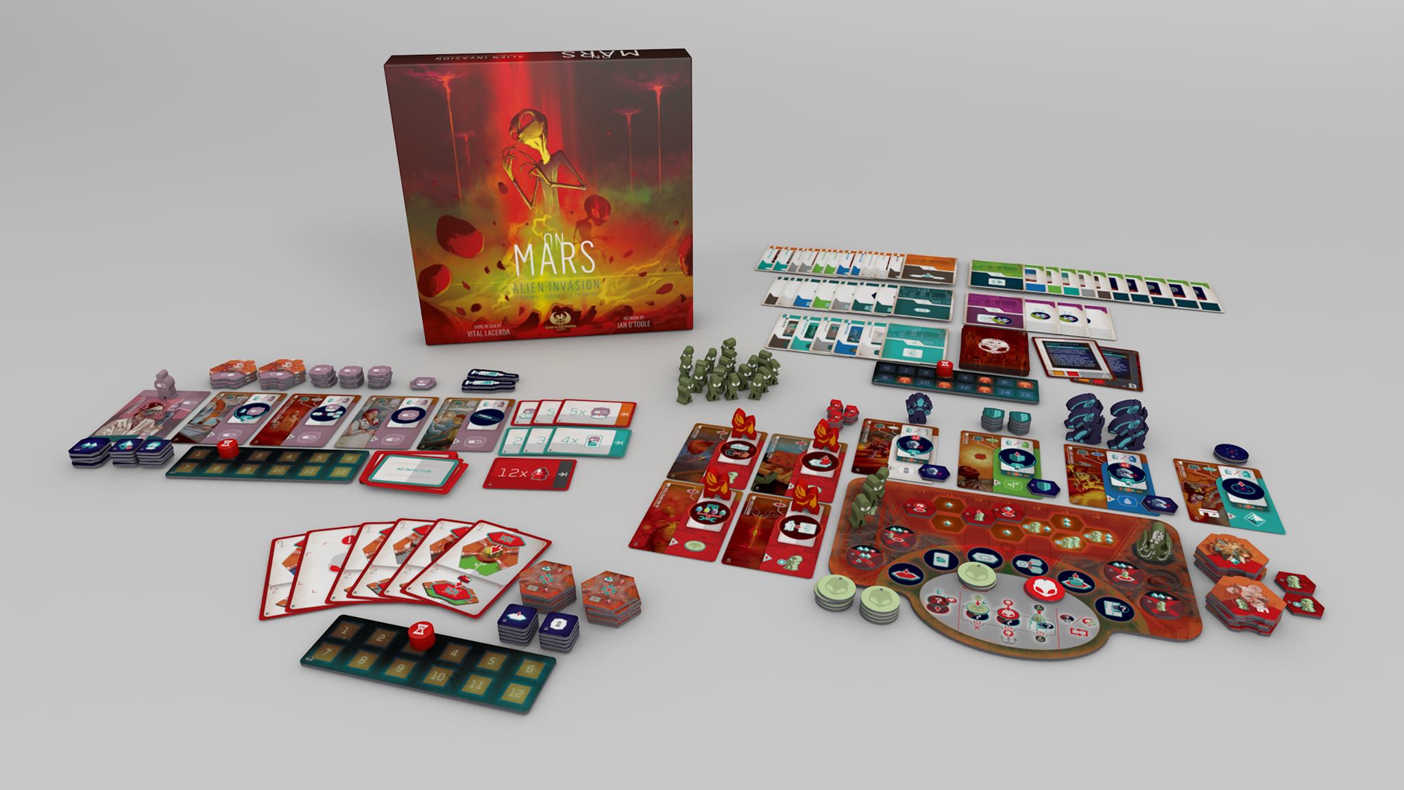 TLAMA games On Mars: Alien Invasion CZ/EN Obrázek