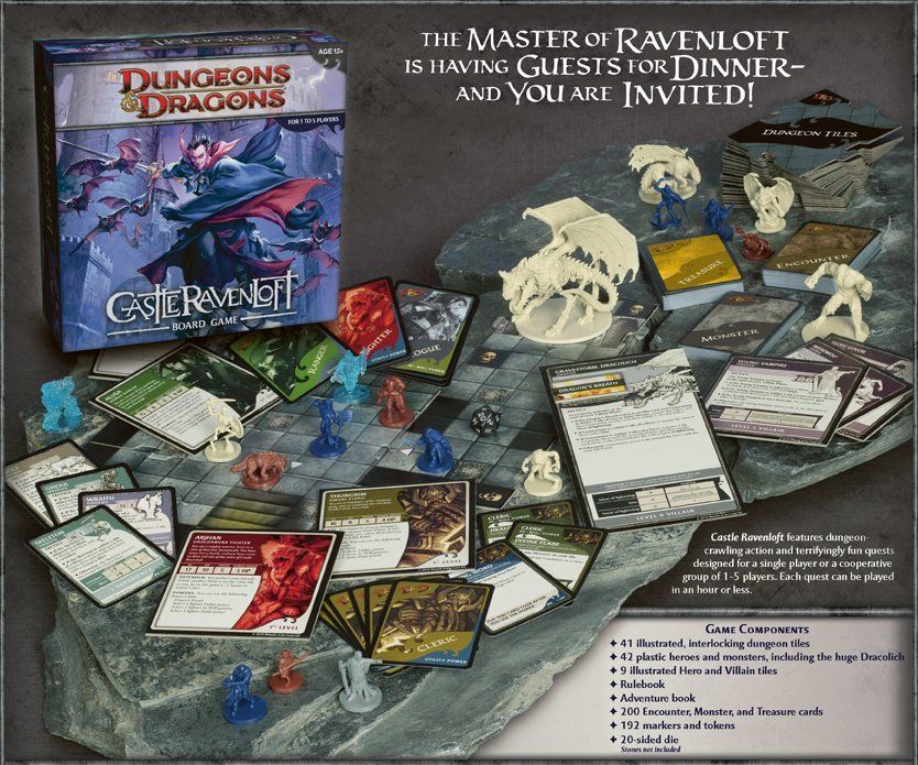 Wizards of the Coast D&D Castle Ravenloft Boardgame Obrázek