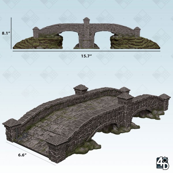 Levně WizKids 4D Settings: Stone Bridge