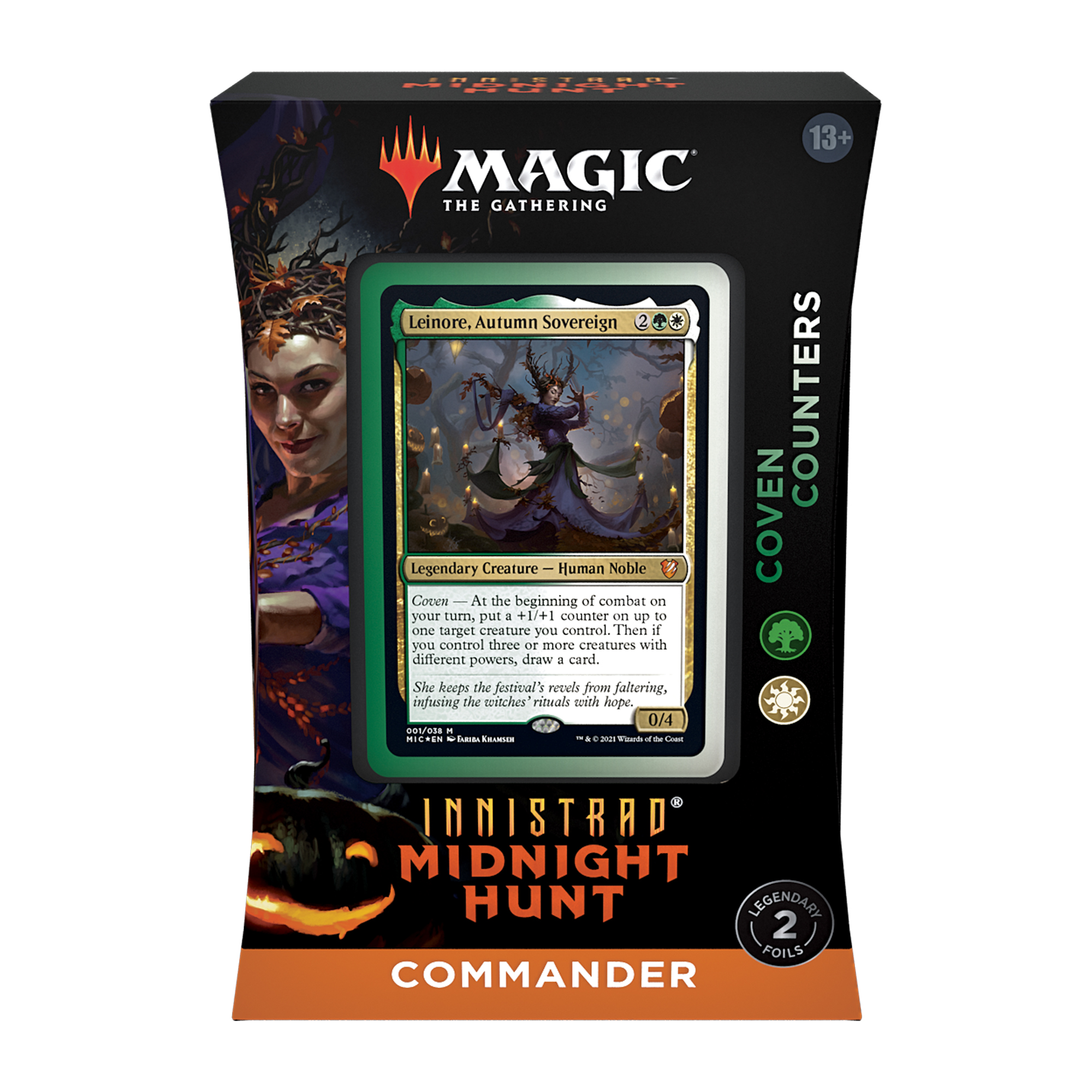 Levně Wizards of the Coast Magic The Gathering: Innistrad: Midnight Hunt Commander Deck Varianta: Coven Counters