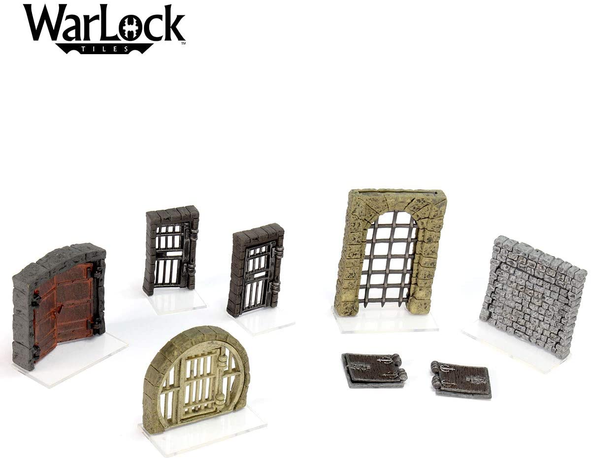 WizKids WarLock Dungeon Tiles: Doors & Archways Obrázek