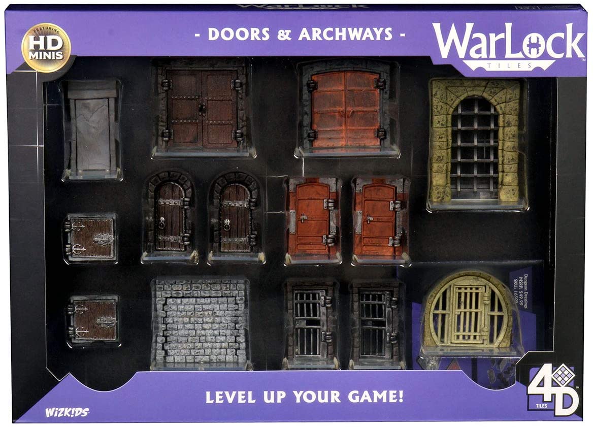 Levně WizKids WarLock Dungeon Tiles: Doors & Archways