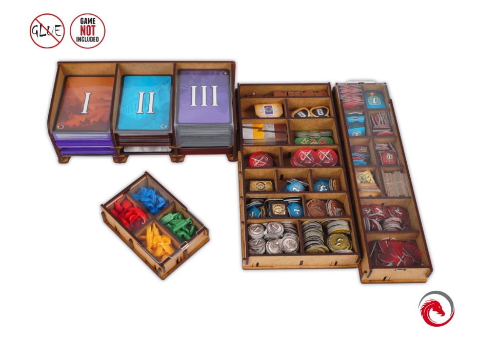 Poland Games 7 Wonders + all expansion Insert (41149)