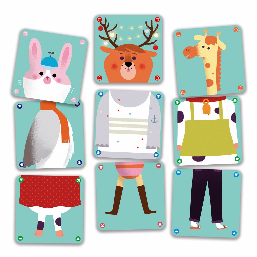 Djeco Animomix Karetní Obrázek