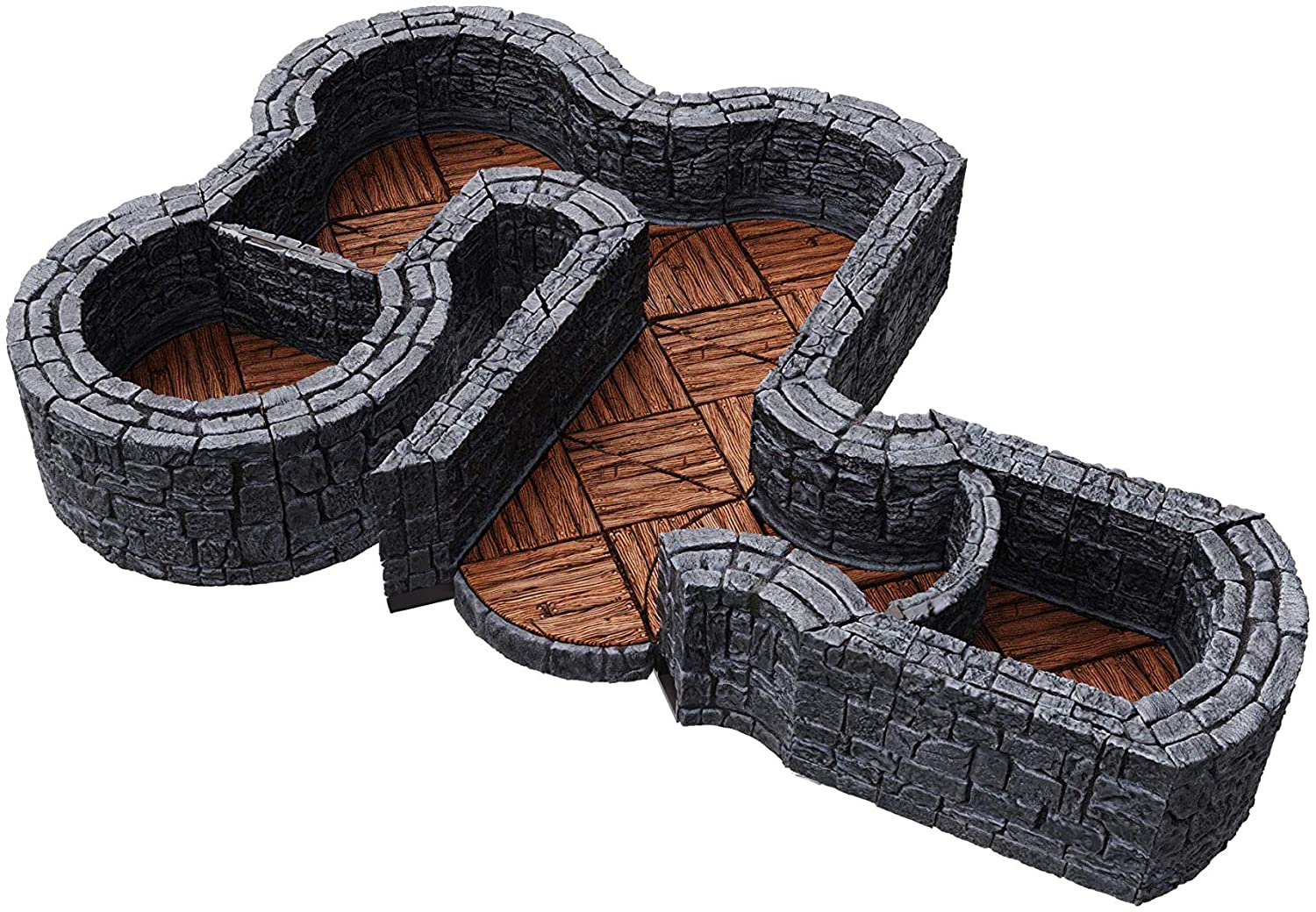Levně WizKids WarLock Tiles: Expansion Pack - 1 in. Dungeon Angles & Curves