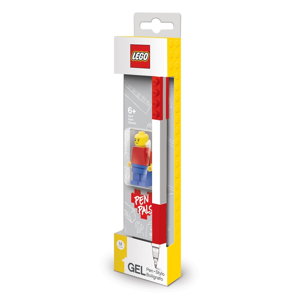 Levně LEGO Stationery LEGO Gelové pero s minifigurkou Varianta: Gelové pero červené