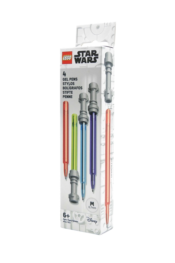 LEGO Stationery LEGO Star Wars Set Gelových per, světelný meč - 4 ks Obrázek