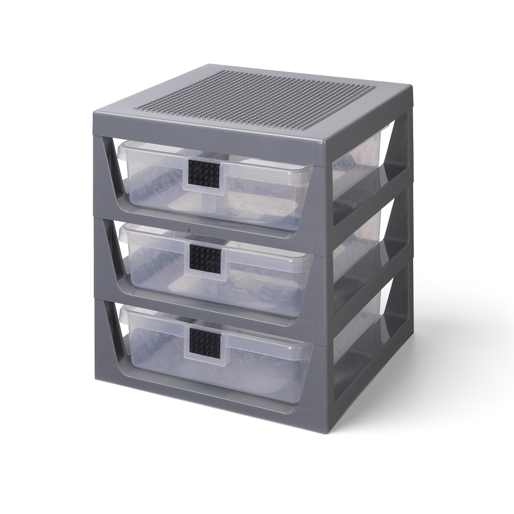 Levně LEGO Storage LEGO organizér se třemi zásuvkami Varianta: Organizér šedá