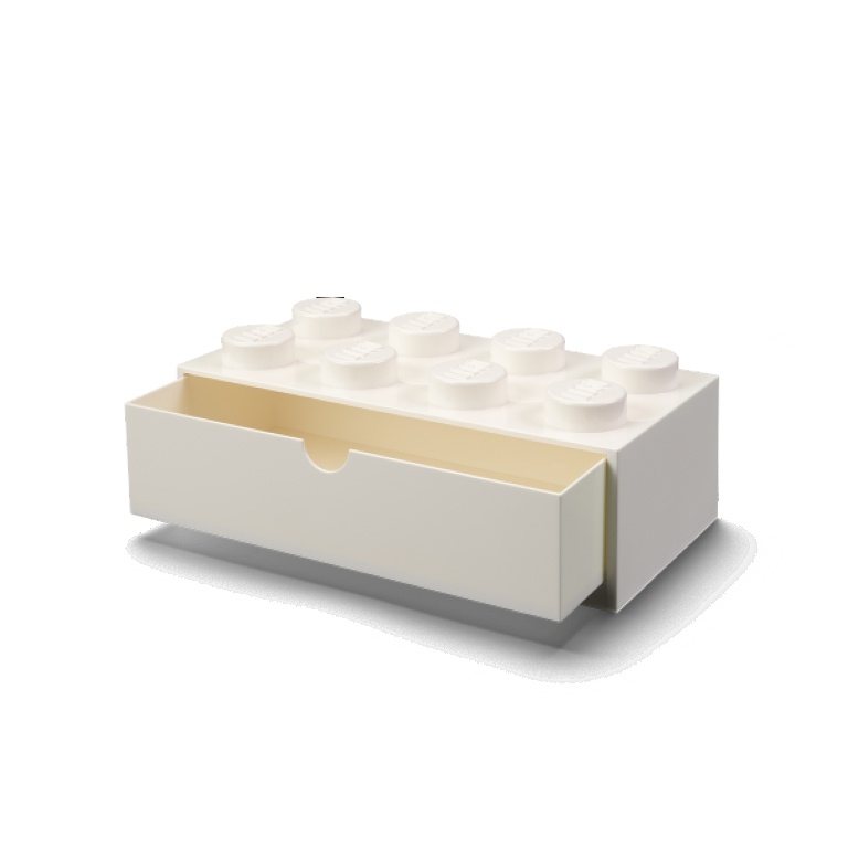 Levně LEGO Storage LEGO stolní box 8 se zásuvkou Varianta: Box bílý
