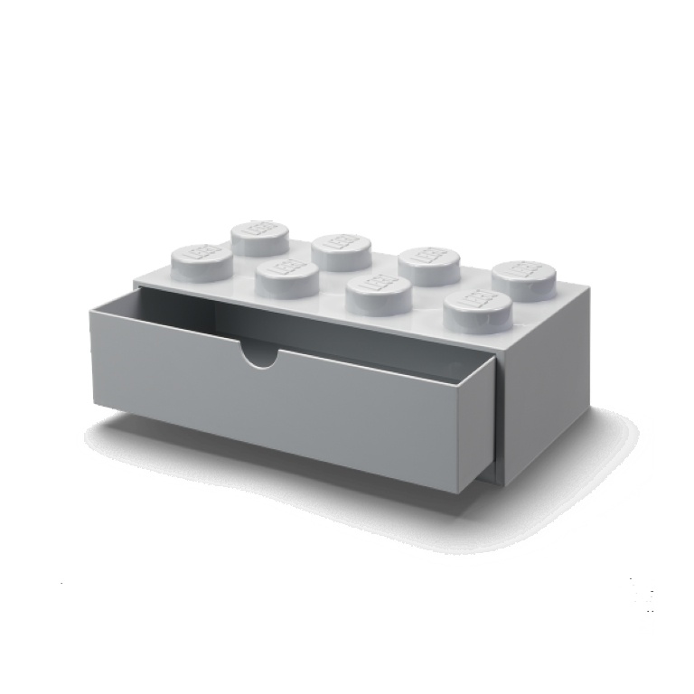 Levně LEGO Storage LEGO stolní box 8 se zásuvkou Varianta: Box šedý