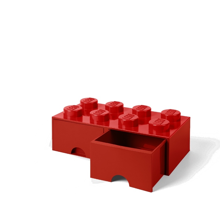 Levně LEGO Storage LEGO úložný box 8 s šuplíky Varianta: Box červený