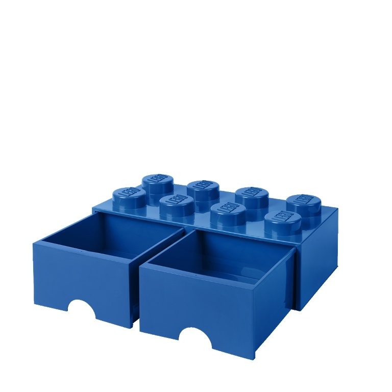 LEGO Storage LEGO úložný box 8 s šuplíky Varianta: Box modrý