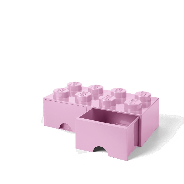 LEGO Storage LEGO úložný box 8 s šuplíky Varianta: Box růžová
