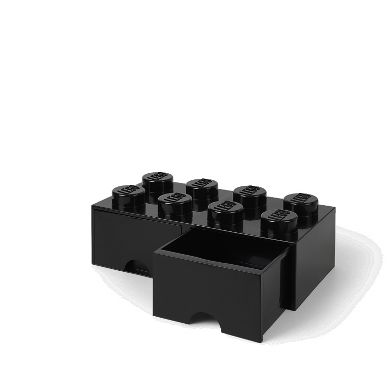 Levně LEGO Storage LEGO úložný box 8 s šuplíky Varianta: Box černý