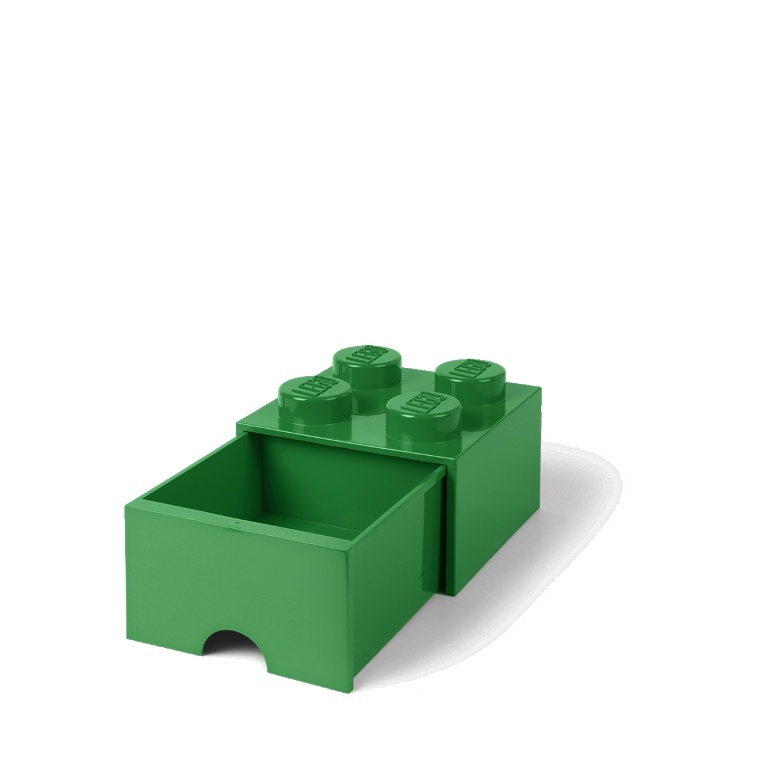 Levně LEGO Storage LEGO úložný box 4 s šuplíkem Varianta: Box zelený