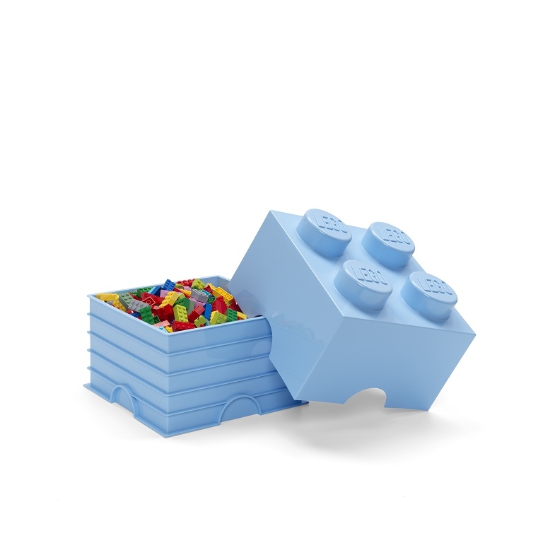 LEGO Storage LEGO úložný box 4 Varianta: Box světle modrá (4 Knobs 4003)
