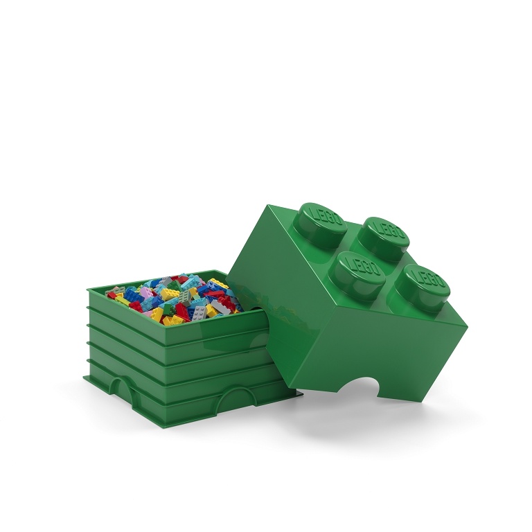 LEGO Storage LEGO úložný box 4 Varianta: Box zelený (4 Knobs 4003)