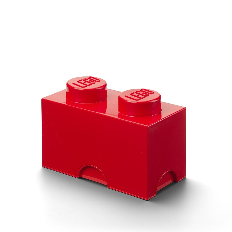 LEGO Storage LEGO úložný box 2 Varianta: Box červený (2 Knobs 4002)