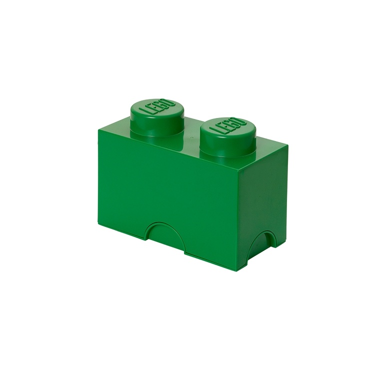 LEGO Storage LEGO úložný box 2 Varianta: Box zelený (2 Knobs 4002)