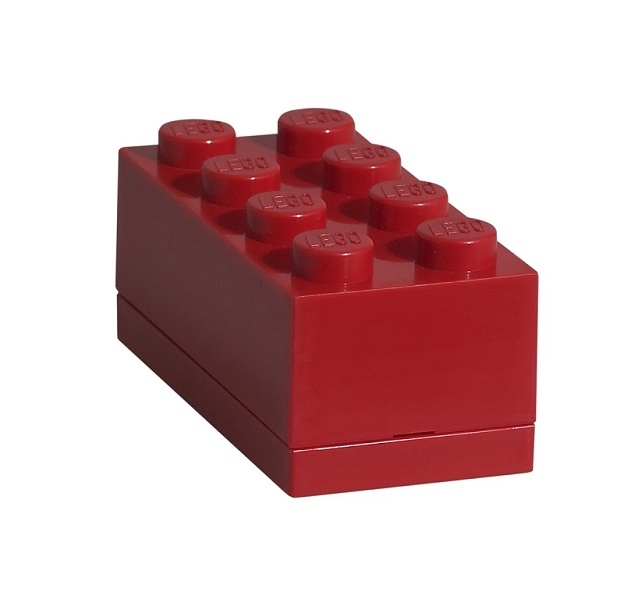LEGO Storage LEGO Mini Box 46 x 92 x 43 Varianta: Box červený (Mini-Box 4012)
