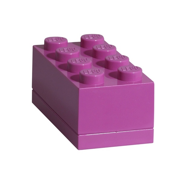 LEGO Storage LEGO Mini Box 46 x 92 x 43 Varianta: Box růžový (Mini-Box 4012)