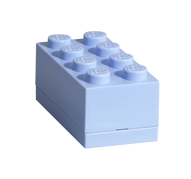LEGO Storage LEGO Mini Box 46 x 92 x 43 Varianta: Box světle modrý (Mini-Box 4012)
