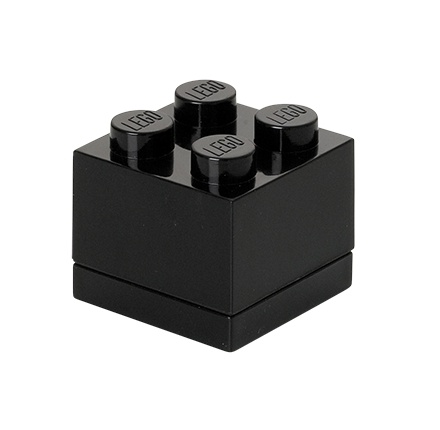 LEGO Storage LEGO Mini Box 46 x 46 x 43 Varianta: Box černý (Mini-Box 4011)