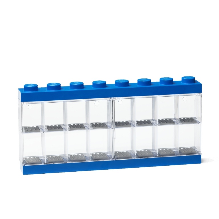 LEGO Storage LEGO sběratelská skříňka na 16 minifigurek Varianta: skříňka 16 modrá (minifigure display case)