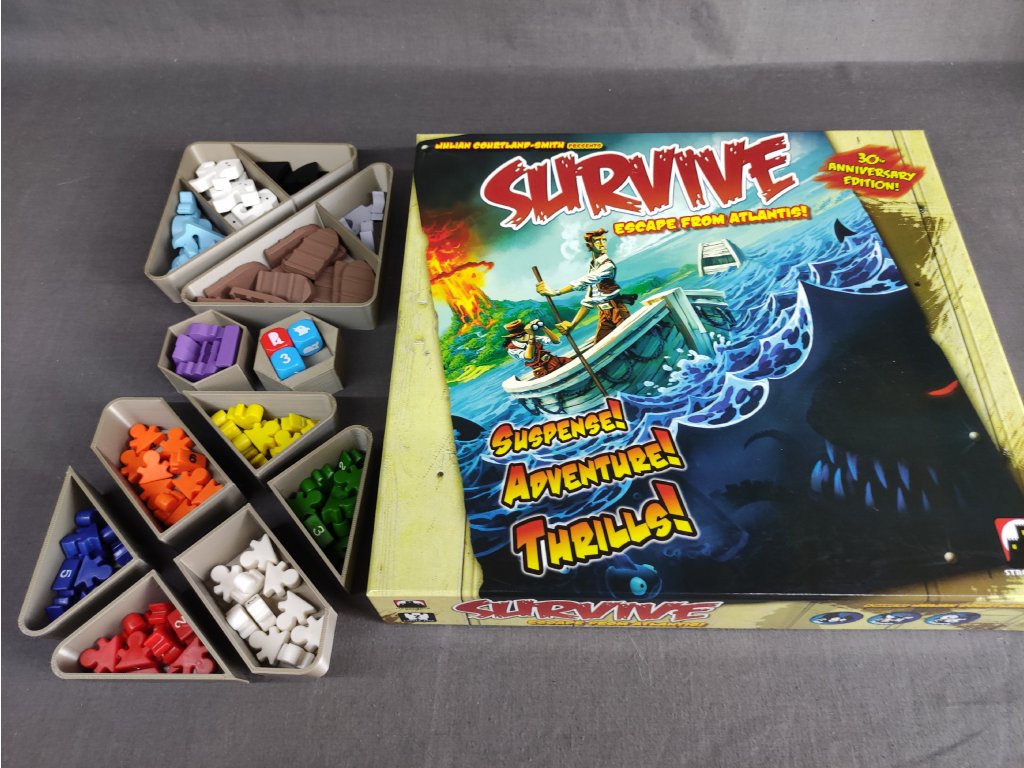 inserty.cz Ostrov + Dolphins & Squids & 5-6 Players - Insert (černý, 0012O)