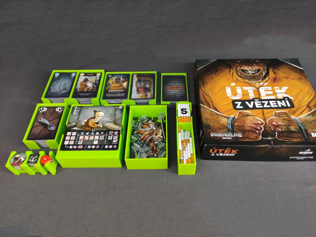 inserty.cz Útěk z vězení - Insert (černý, 0012U) (Dig Your Way Out Insert)