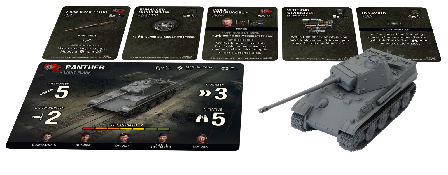 Levně Gale Force Nine World of Tanks Expansion - German (Panther)