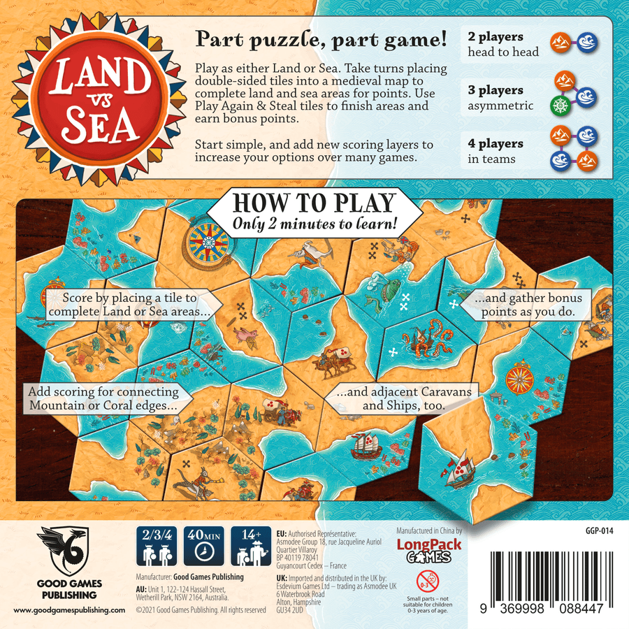 Good Games Publishing Land vs Sea Obrázek